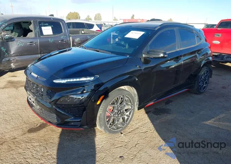 2022 Hyundai Kona N z USA, uszkodzony, nr VIN KM8KH3AC0NU002838